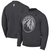 Minnesota Timberwolves Jordan Brand Statement Edition Sweatshirt Anthracite - NBA