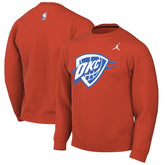 Oklahoma City Thunder Jordan Brand Statement Edition Sweatshirt Orange - NBA