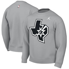 San Antonio Spurs Jordan Brand Statement Edition Sweatshirt Silver - NBA