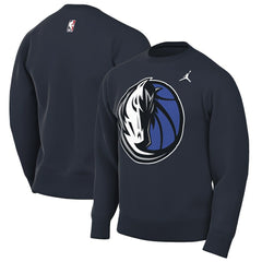 Dallas Mavericks Jordan Brand Statement Edition Sweatshirt Navy - NBA