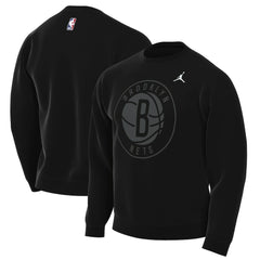 Brooklyn Nets Jordan Brand Statement Edition Sweatshirt Black - NBA
