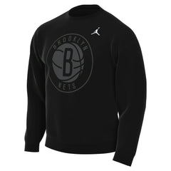 Brooklyn Nets Jordan Brand Statement Edition Sweatshirt Black - NBA