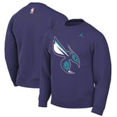 Charlotte Hornets Jordan Brand Statement Edition Sweatshirt Purple - NBA