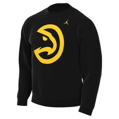 Atlanta Hawks Jordan Brand Statement Edition Sweatshirt Black - NBA