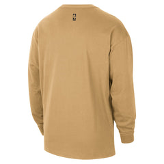 Washington Wizards 2025/26 City Edition Remix Essential Logo Long Sleeve T-Shirt Gold - NBA