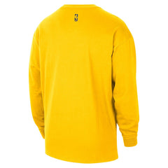 Charlotte Hornets Jordan Brand 2025/26 City Edition Remix Essential Logo Long Sleeve T-Shirt Yellow - NBA