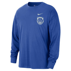 Orlando Magic 2025/26 City Edition Remix Essential Logo Long Sleeve T-Shirt Blue - NBA