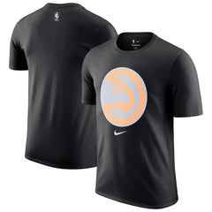 Atlanta Hawks 2025/26 City Edition Remix Essential Logo T-Shirt Black - NBA