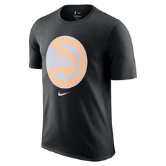 Atlanta Hawks 2025/26 City Edition Remix Essential Logo T-Shirt Black - NBA