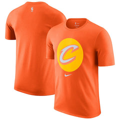 Cleveland Cavaliers 2025/26 City Edition Remix Essential Logo T-Shirt Orange - NBA