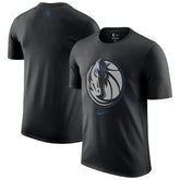 Dallas Mavericks 2025/26 City Edition Remix Essential Logo T-Shirt Black - NBA