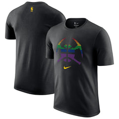 Denver Nuggets 2025/26 City Edition Remix Essential Logo T-Shirt Black - NBA