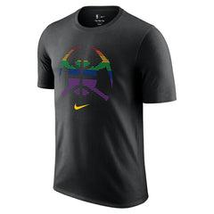 Denver Nuggets 2025/26 City Edition Remix Essential Logo T-Shirt Black - NBA