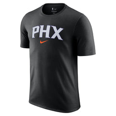 Phoenix Suns 2025/26 City Edition Remix Essential Logo T-Shirt Black - NBA