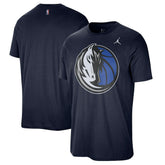 Dallas Mavericks Jordan Brand Statement Edition Essential T-Shirt Navy - NBA