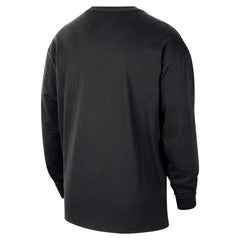 Memphis Grizzlies Unisex Classic Edition Hardwood Classics Essential Logo Long Sleeve T-Shirt Black - NBA