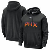 Phoenix Suns 2025/26 City Edition Essential Logo Remix Hoodie Black - NBA