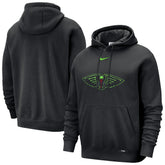 New Orleans Pelicans 2025/26 City Edition Essential Logo Remix Hoodie Black - NBA