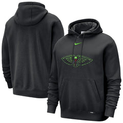 New Orleans Pelicans 2025/26 City Edition Essential Logo Remix Hoodie Black - NBA