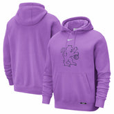 Sacramento Kings 2025/26 City Edition Essential Logo Remix Hoodie Purple - NBA