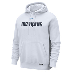 Memphis Grizzlies 2025/26 City Edition Essential Remix Club Hoodie White - NBA