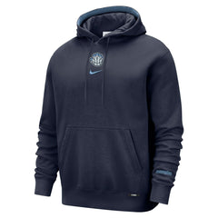 Memphis Grizzlies 2025/26 City Edition Courtside Remix Premium Hoodie Navy - NBA