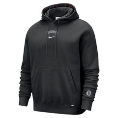 Brooklyn Nets 2025/26 City Edition Courtside Remix Premium Hoodie Black - NBA