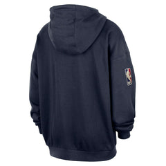 Cleveland Cavaliers Classic Edition Hardwood Classics Premium Club Heavyweight Fleece Hoodie Navy - NBA