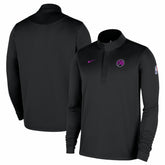 Minnesota Timberwolves 2025/26 City Edition Remix Authentic Coaches Dri-FIT Half-Zip Pullover Black - NBA