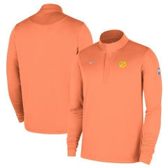 Cleveland Cavaliers 2025/26 City Edition Remix Authentic Coaches Dri-FIT Half-Zip Pullover Orange - NBA