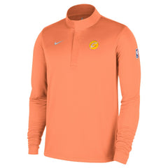 Cleveland Cavaliers 2025/26 City Edition Remix Authentic Coaches Dri-FIT Half-Zip Pullover Orange - NBA
