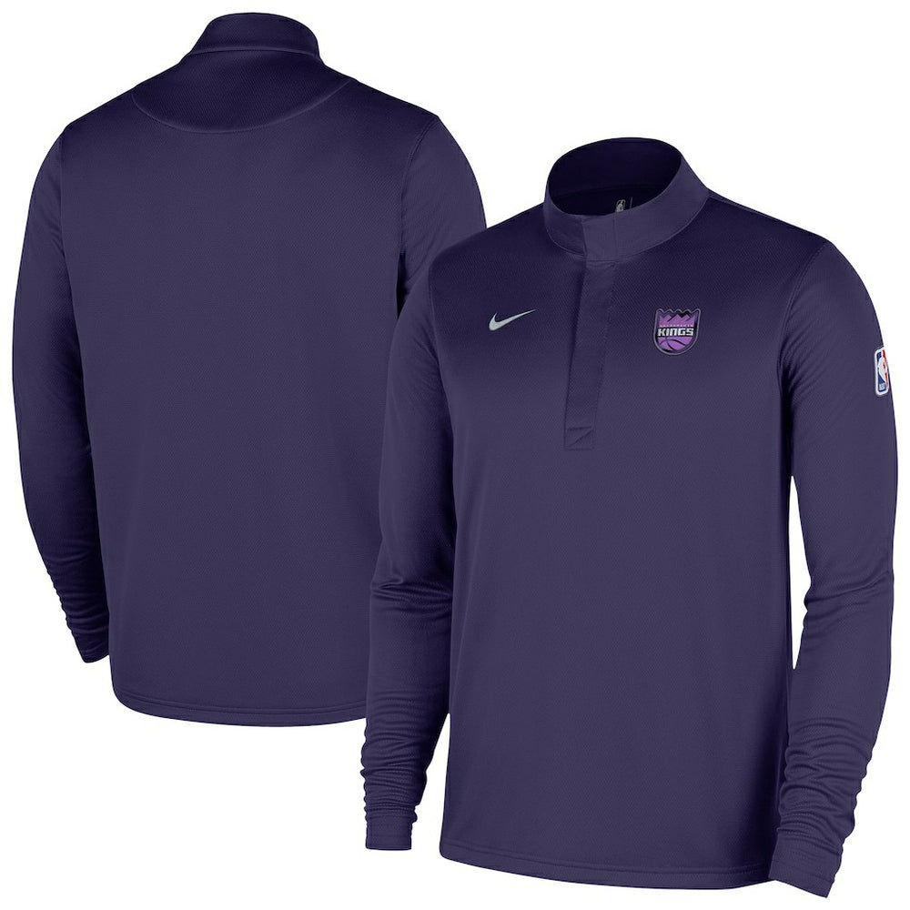 Sacramento Kings 2025/26 City Edition Remix Authentic Coaches Dri-FIT Half-Zip Top Purple - NBA