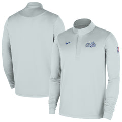 Orlando Magic 2025/26 City Edition Remix Authentic Coaches Dri-FIT Half-Zip Top Silver - NBA