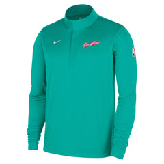 San Antonio Spurs 2025/26 City Edition Remix Authentic Coaches Dri-FIT Half-Zip Top Green - NBA