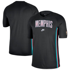 Memphis Grizzlies Classic Edition Hardwood Classics Authentic Game Shooting Dri-FIT Raglan T-Shirt Black - NBA