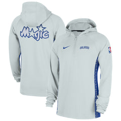 Orlando Magic 2025/26 City Edition Remix Authentic On-Court Quarter-Zip Dri-FIT Hooded Jacket Silver - NBA