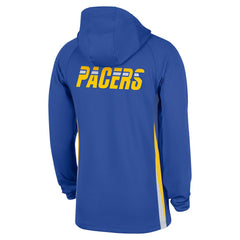 Indiana Pacers 2025/26 City Edition Remix Authentic On-Court Quarter-Zip Dri-FIT Hooded Jacket Blue - NBA