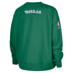 Dallas Mavericks Women's Classic Edition Hardwood Classics Premium Phoenix Fleece Sweatshirt Green - NBA