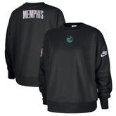 Memphis Grizzlies Women's Classic Edition Hardwood Classics Premium Phoenix Fleece Sweatshirt Black - NBA