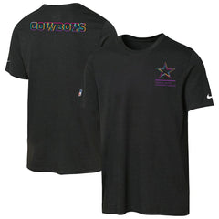 Dallas Cowboys Youth 2025 NFL Crucial Catch Tri-Blend Dri-FIT T-Shirt Black | Nike for Sale