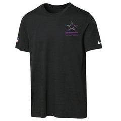 Dallas Cowboys Youth 2025 NFL Crucial Catch Tri-Blend Dri-FIT T-Shirt Black | Nike for Sale