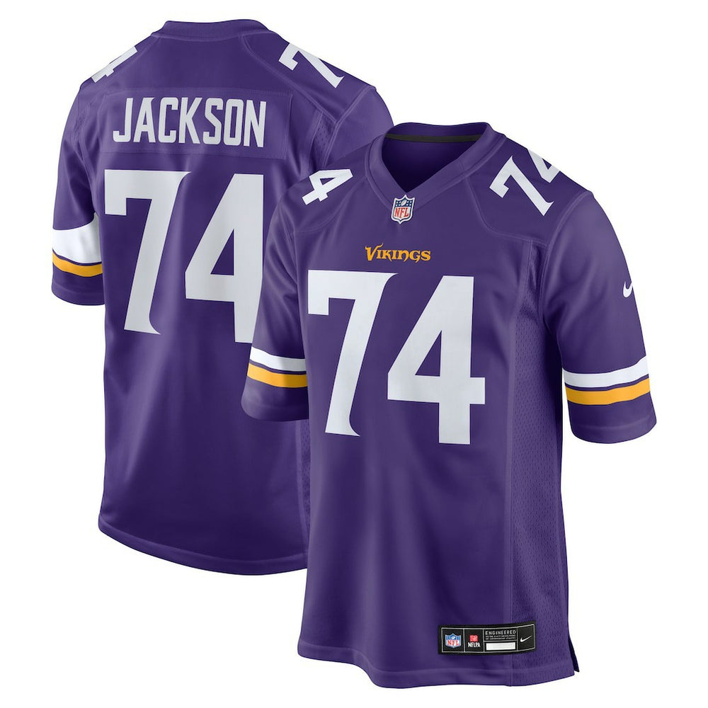 Donovan Jackson Minnesota Vikings 2025 NFL Draft First Round Pick Game Jersey Purple | Nike for Sale
