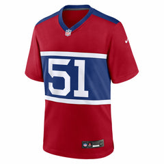 Abdul Carter New York Giants First Round Pick Alternate Game Jersey Red | Nike for Sale