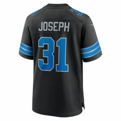 Kerby Joseph Detroit Lions Alternate Game Jersey Black | Nike for Sale