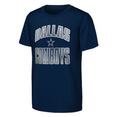 Dallas Cowboys Outerstuff Youth Never Quit 2-Pack T-Shirt Set Navy | NFL