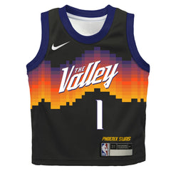 Devin Booker Phoenix Suns Preschool 2025/26 City Edition Swingman Jersey Black - NBA
