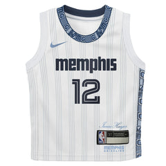 Ja Morant Memphis Grizzlies Preschool 2025/26 City Edition Swingman Jersey White - NBA