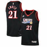 Joel Embiid Philadelphia 76ers Youth Swingman Jersey Classic Edition Black - NBA