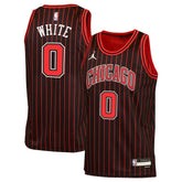 Coby White Chicago Bulls Jordan Brand Youth Swingman Jersey Statement Editi- Black - NBA