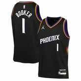 Devin Booker Phoenix Suns Jordan Brand Youth Swingman Jersey Statement Edition Black - NBA